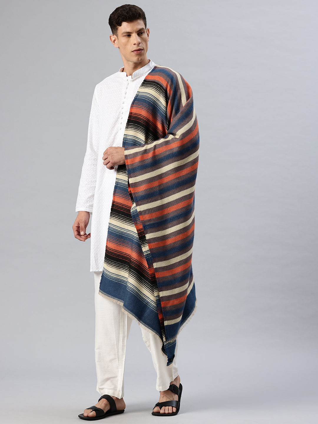 Men's Soft Feel Warm Wool Muffler/Scarf/Stole