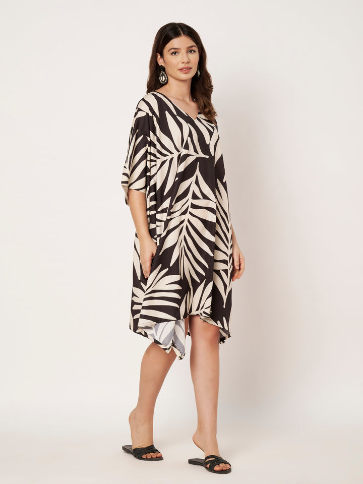 Women Multicolour Short Kaftan Kurti