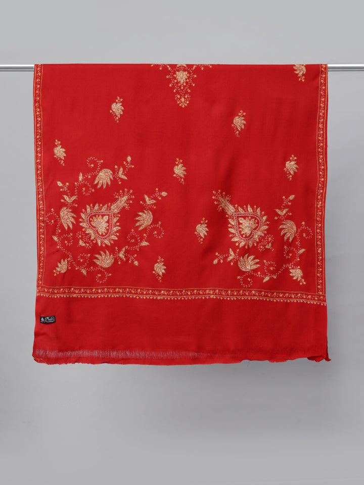 Women's Hand Embroidered Pure Wool Shawl
