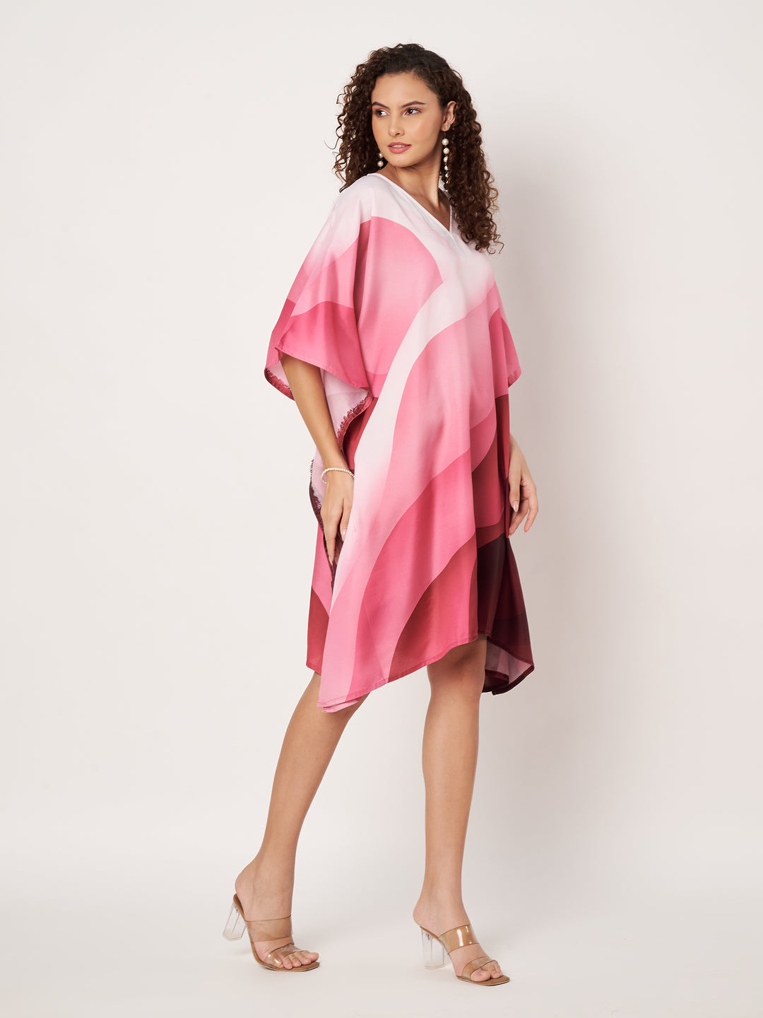 Women Multicolour Short Kaftan Kurti
