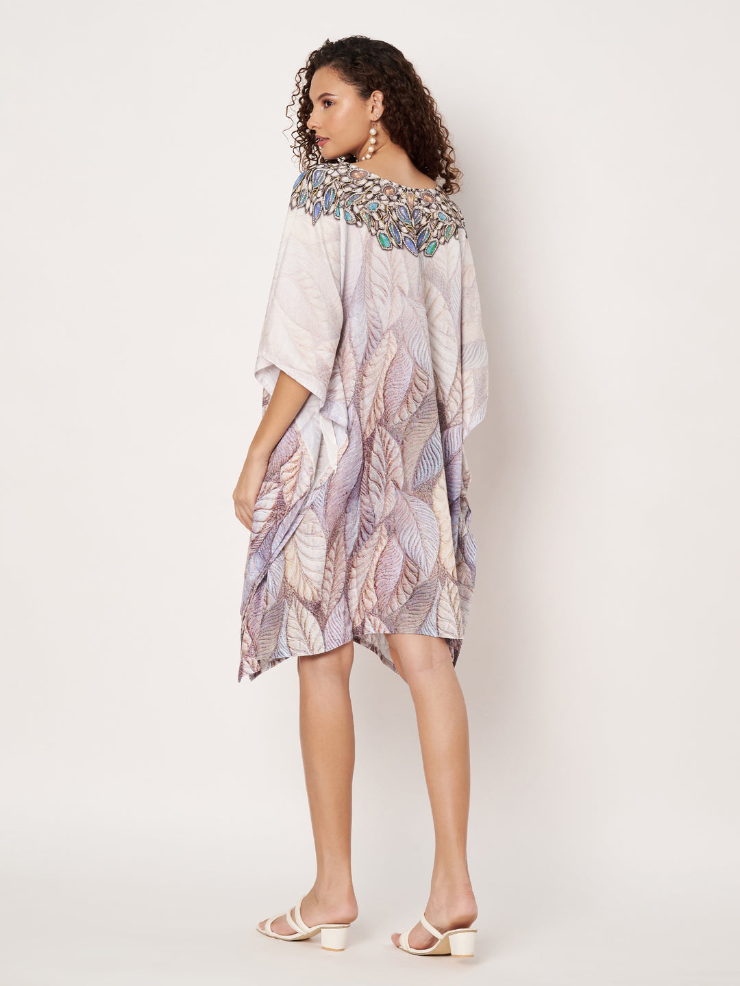 Women Multicolour Short Kaftan Kurti