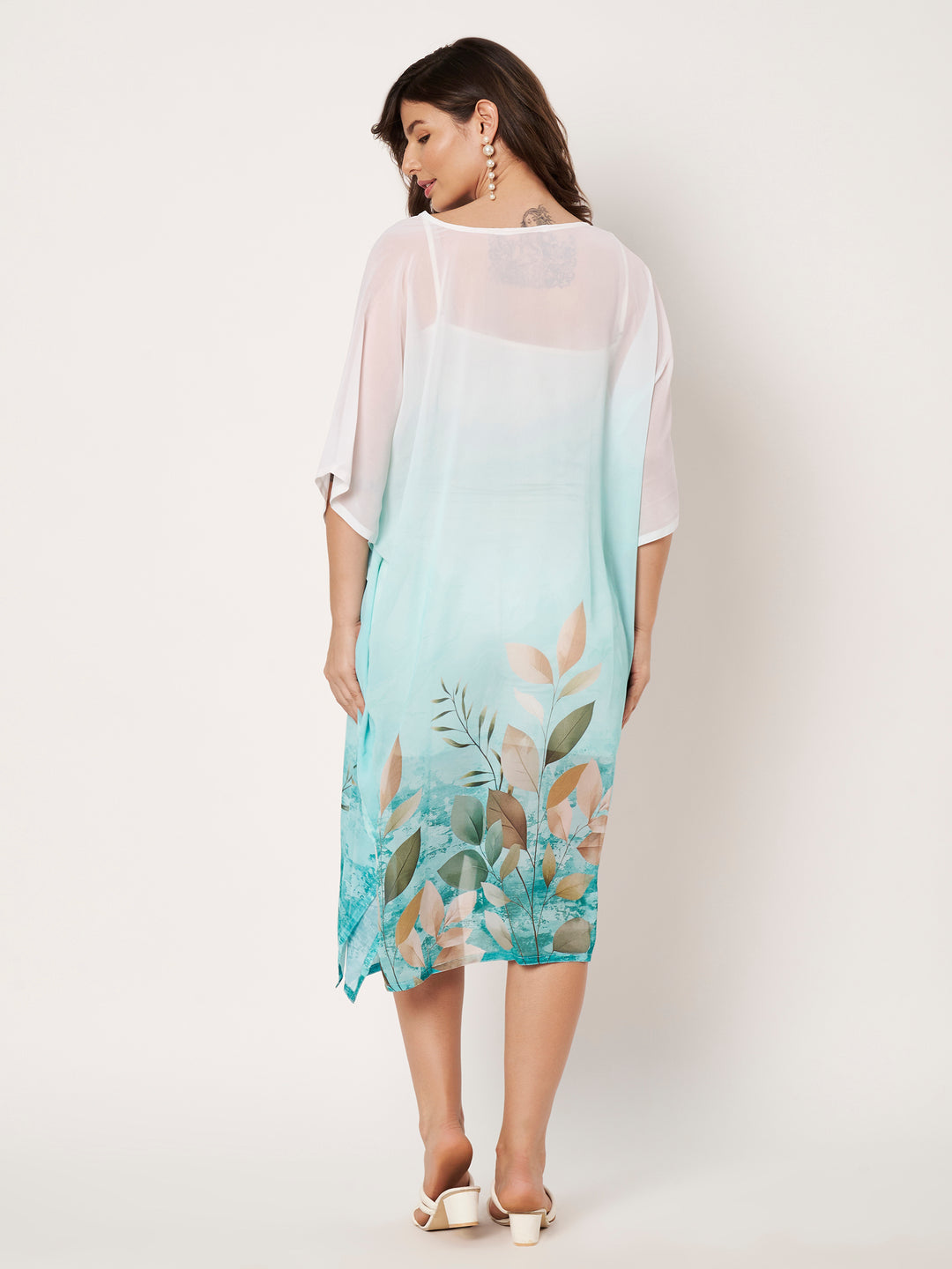 Women's Printed Georgette Beach Wear Kaftan