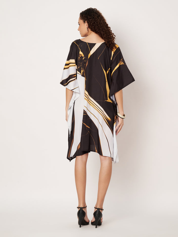 Women Multicolour Short Kaftan Kurti