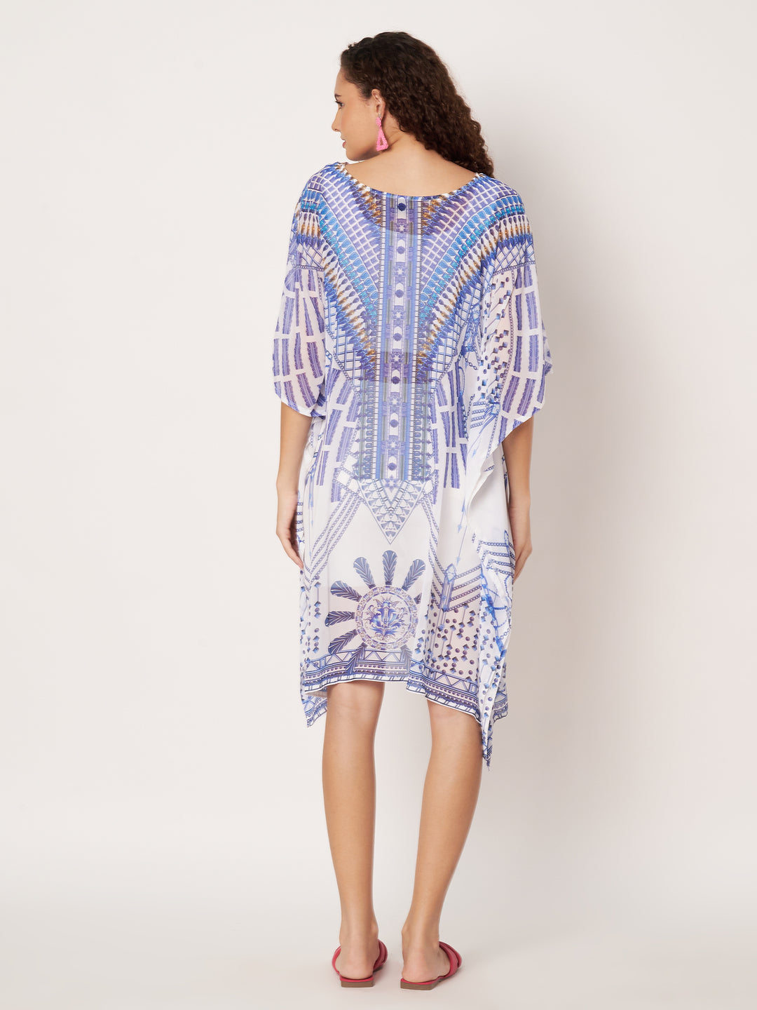 Women's Printed Georgette Beach Wear Kaftan