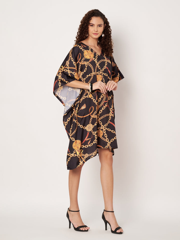Women Multicolour Short Kaftan Kurti
