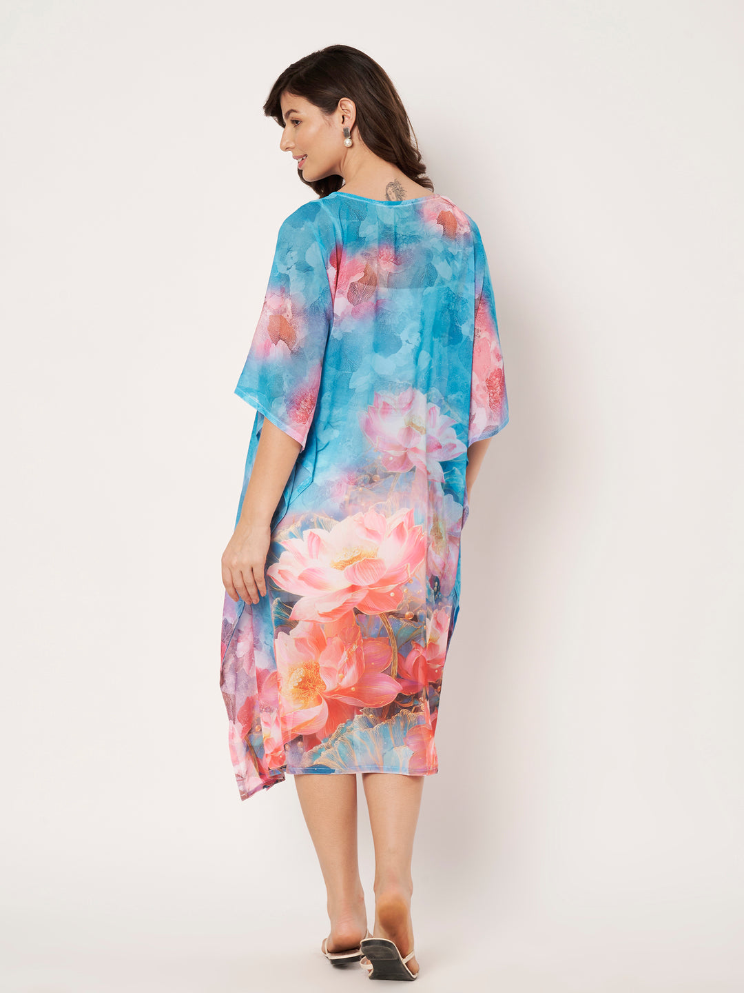 Women's Printed Georgette Beach Wear Kaftan