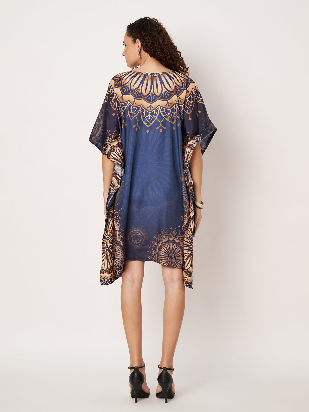 Women Multicolour Short Kaftan Kurti