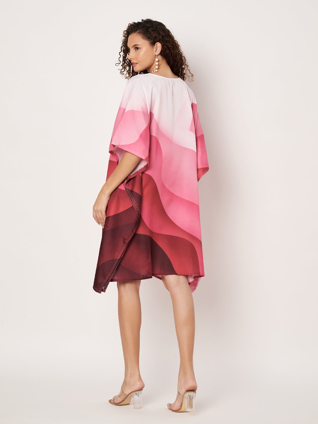 Women Multicolour Short Kaftan Kurti