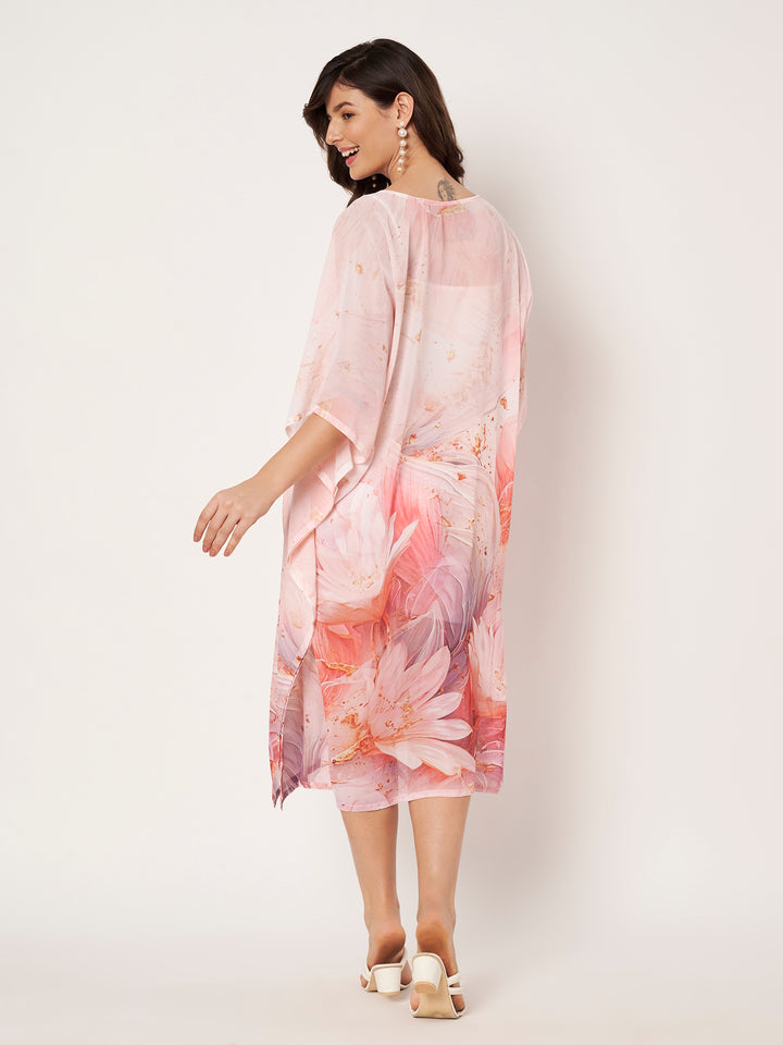 Women's Printed Georgette Beach Wear Kaftan