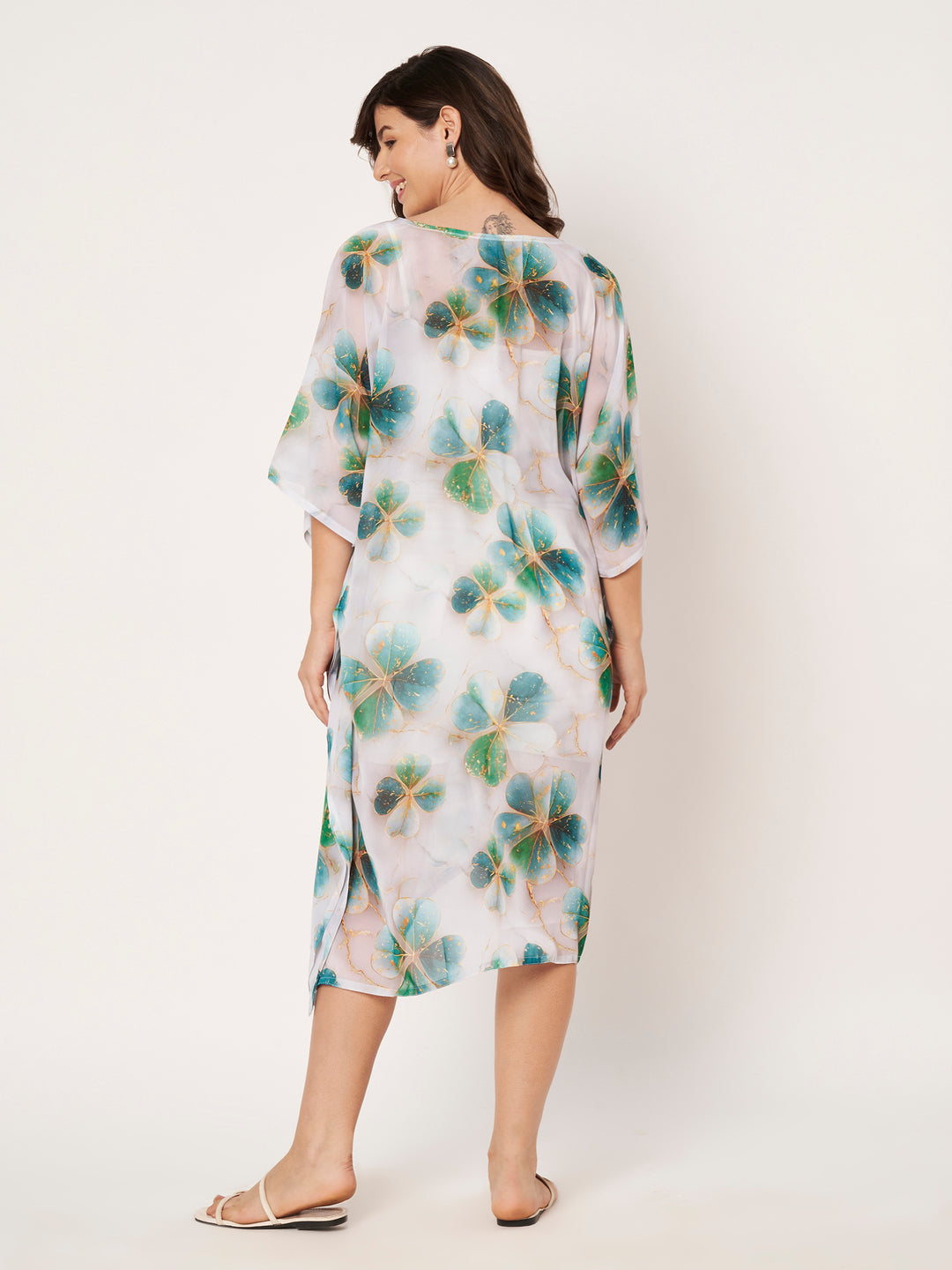 Women's Printed Georgette Beach Wear Kaftan