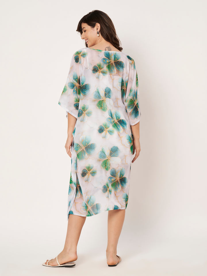 Women's Printed Georgette Beach Wear Kaftan