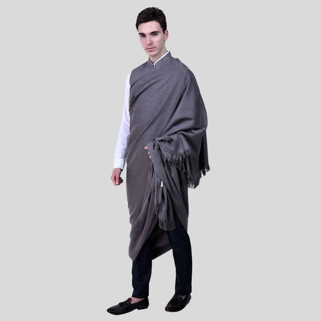 Men's Woven Wool Shawl