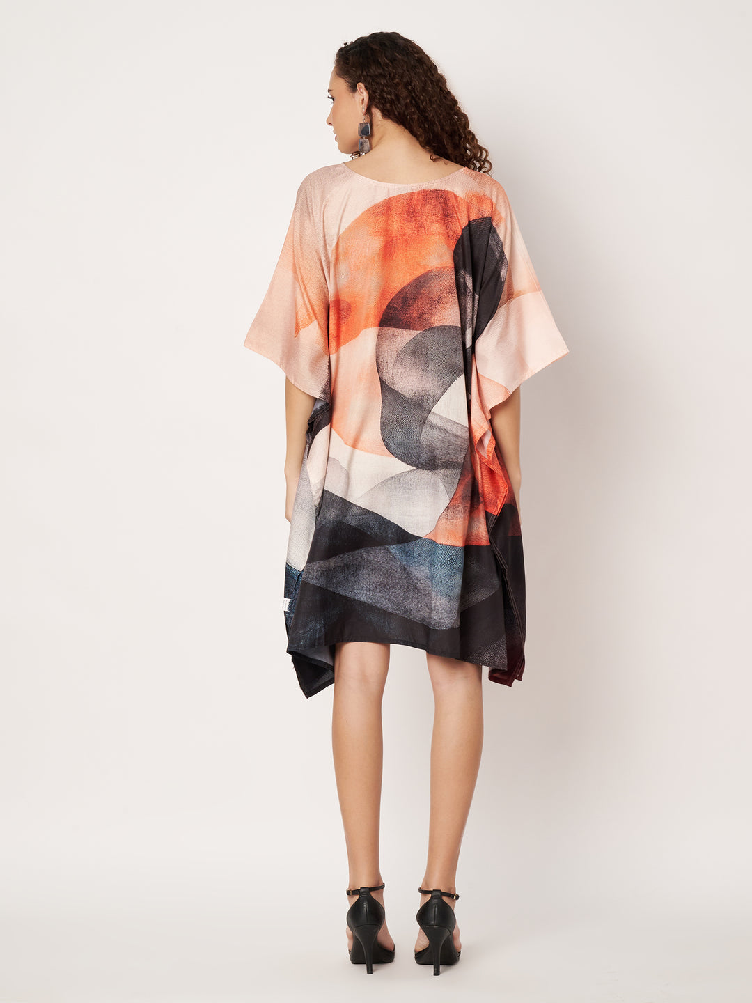 Women Multicolour Short Kaftan Kurti
