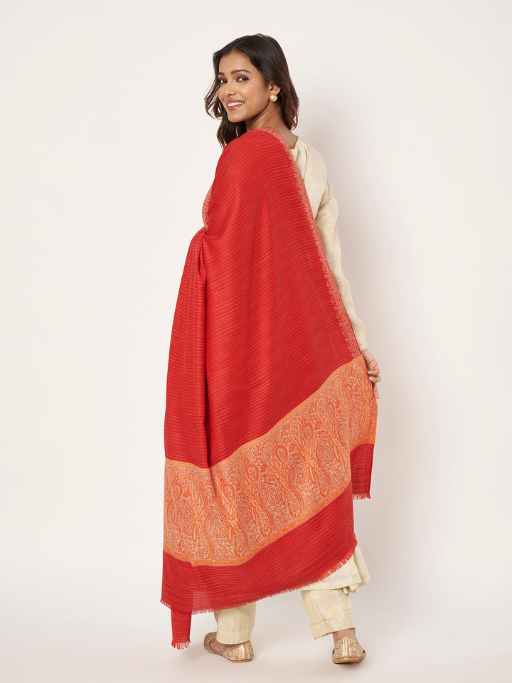 Women's Jamawar Wool Shawl