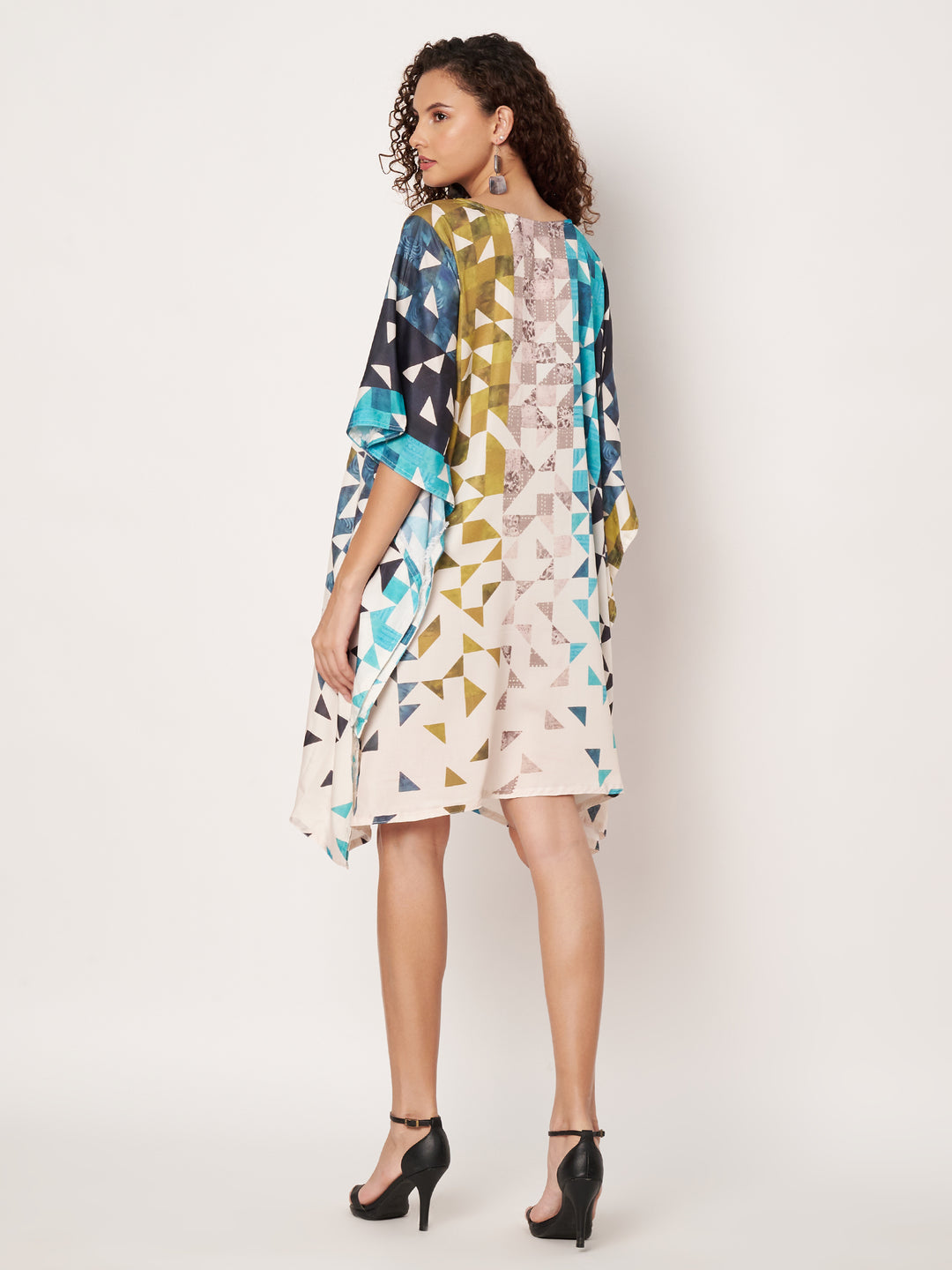 Women Multicolour Short Kaftan Kurti