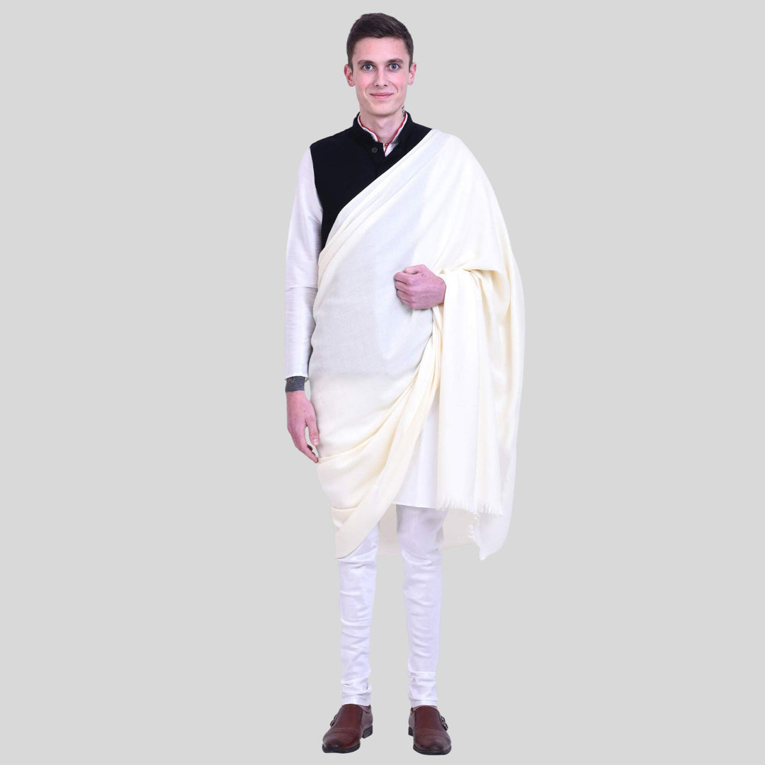 Men's Woven Wool Shawl