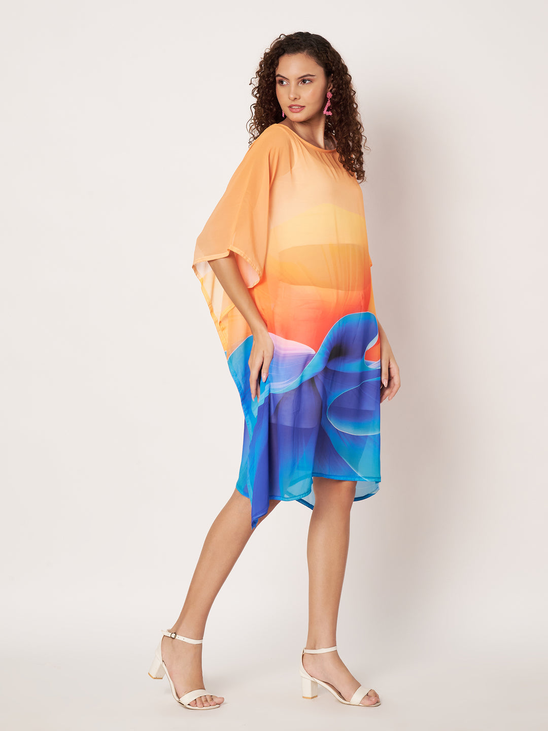 Women's Printed Georgette Beach Wear Kaftan