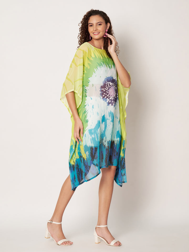 Women's Printed Georgette Beach Wear Kaftan