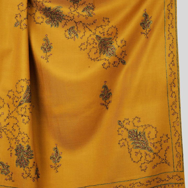 Women's Hand Embroidered Wool Shawl