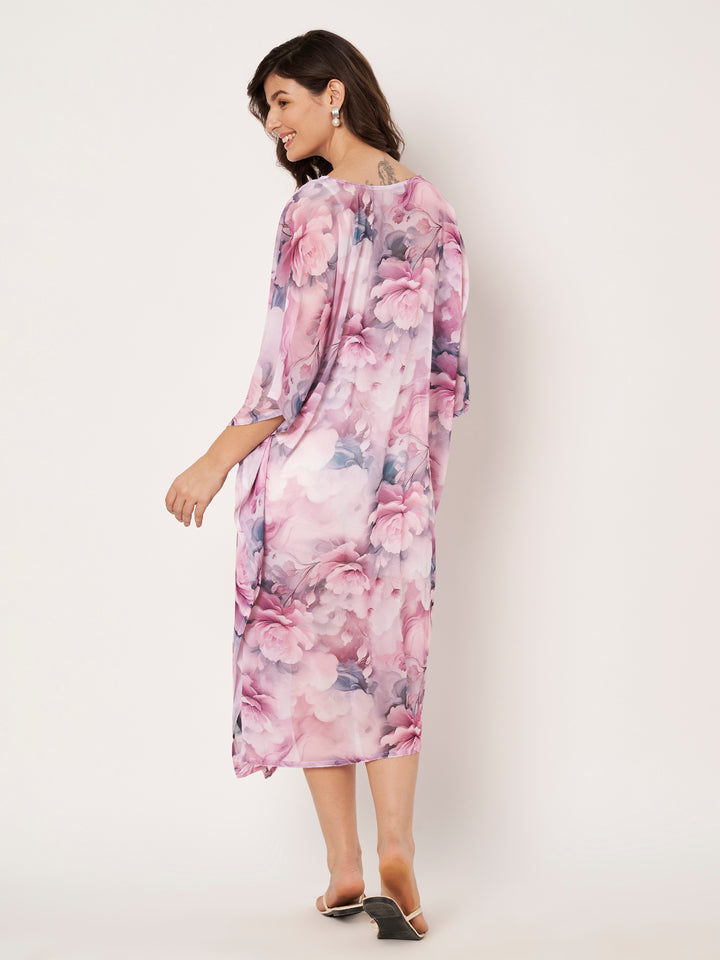 Women's Printed Georgette Beach Wear Kaftan