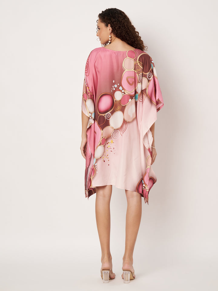 Women Multicolour Short Kaftan Kurti