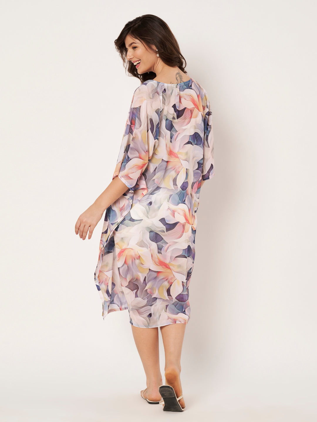 Women's Printed Georgette Beach Wear Kaftan