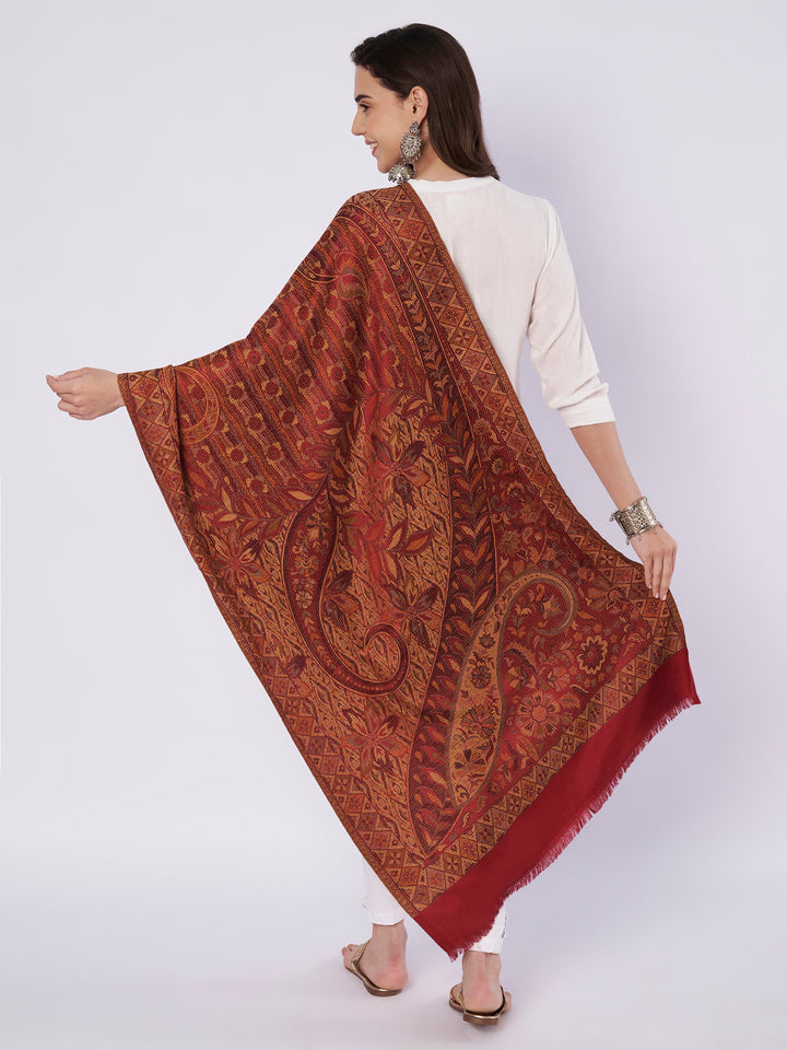 Women's Jamawar Wool Stole