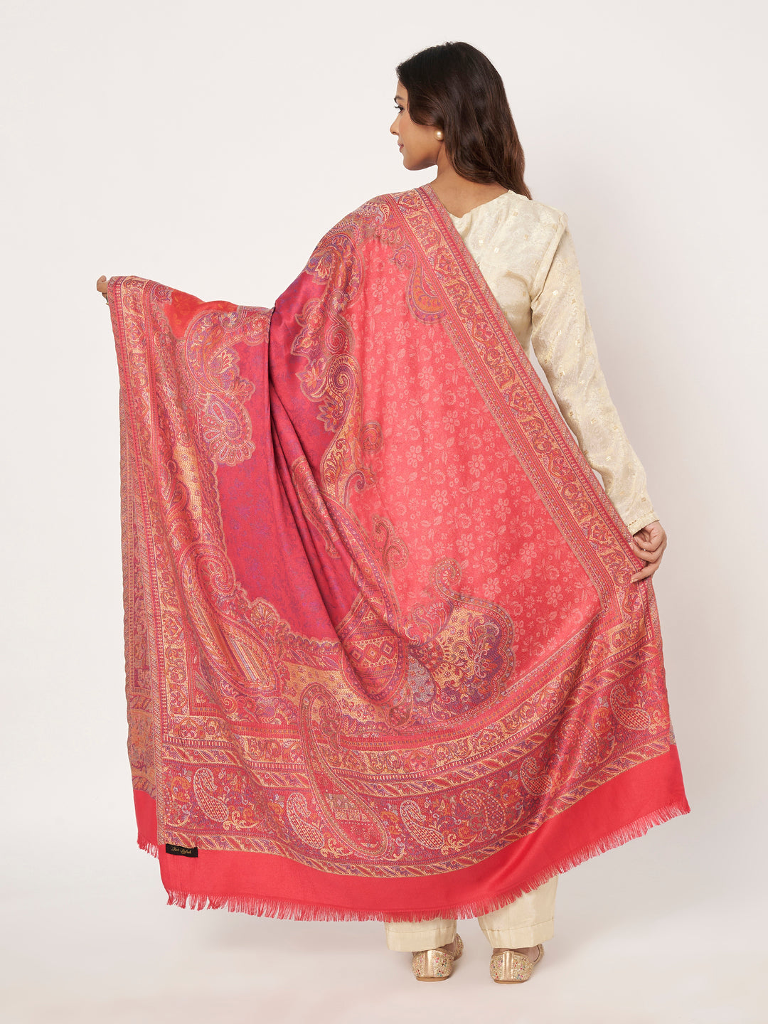 Women's Jamawar Wool Shawl