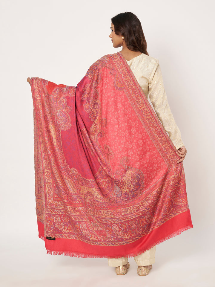 Women's Jamawar Wool Shawl