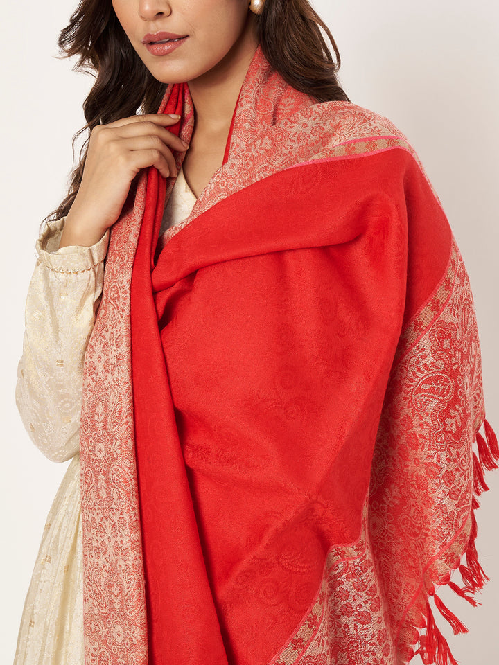 Women's Jamawar Wool Shawl