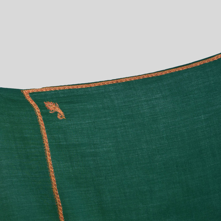 Men's Hand Embroidered Pure Wool Shawl