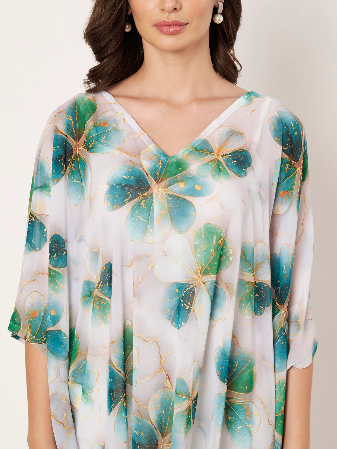 Women's Printed Georgette Beach Wear Kaftan
