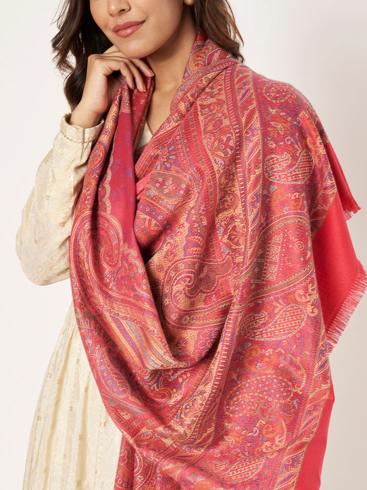 Women's Jamawar Wool Shawl