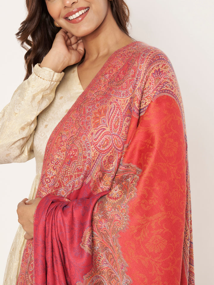 Women's Jamawar Wool Shawl