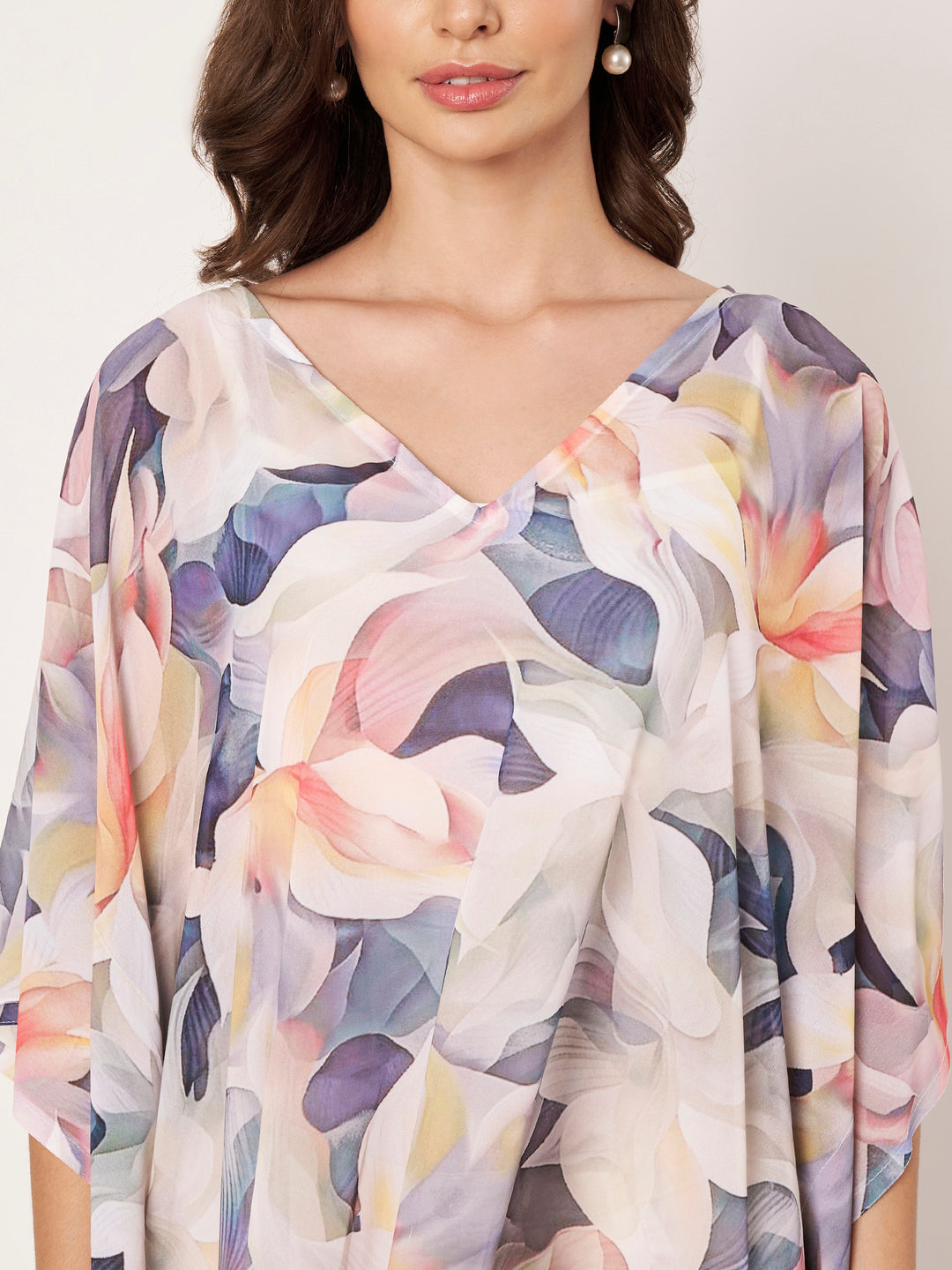 Women's Printed Georgette Beach Wear Kaftan