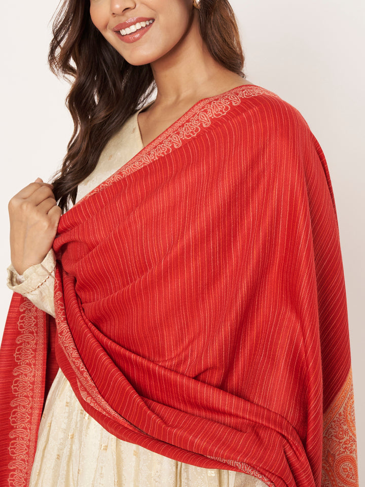 Women's Jamawar Wool Shawl