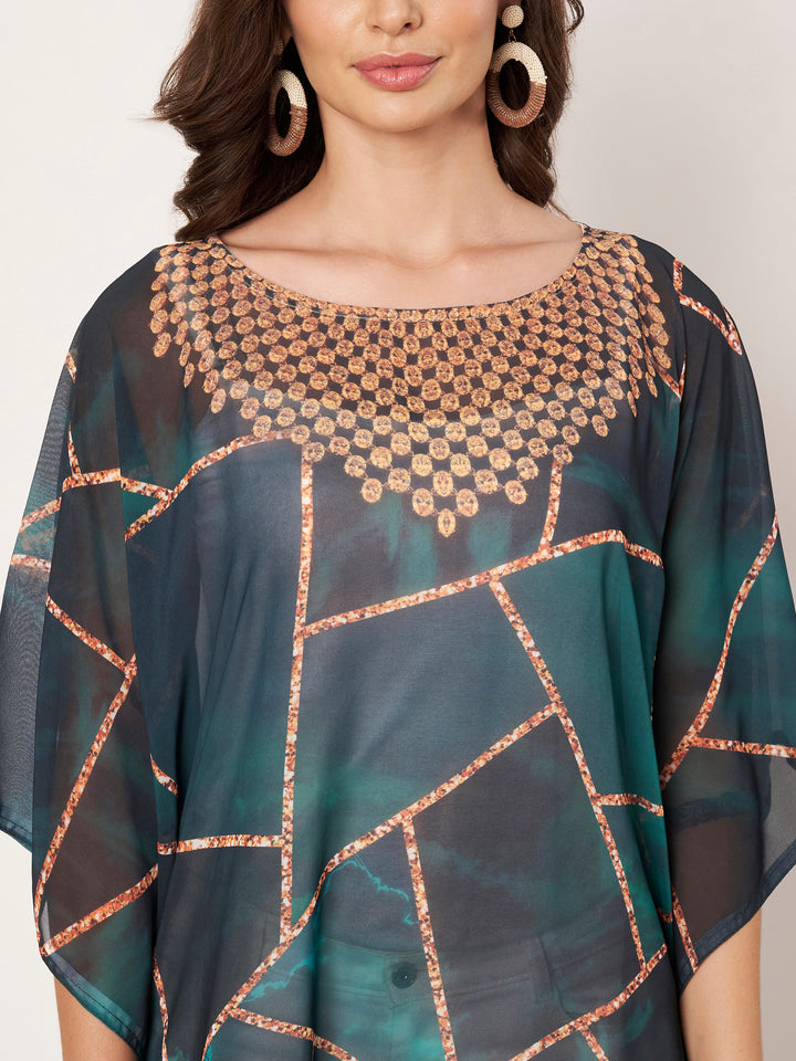 Women's Printed Beach Wear Kaftan