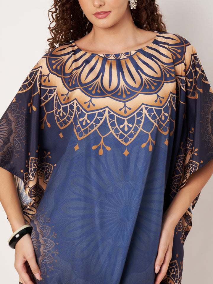 Women Multicolour Short Kaftan Kurti