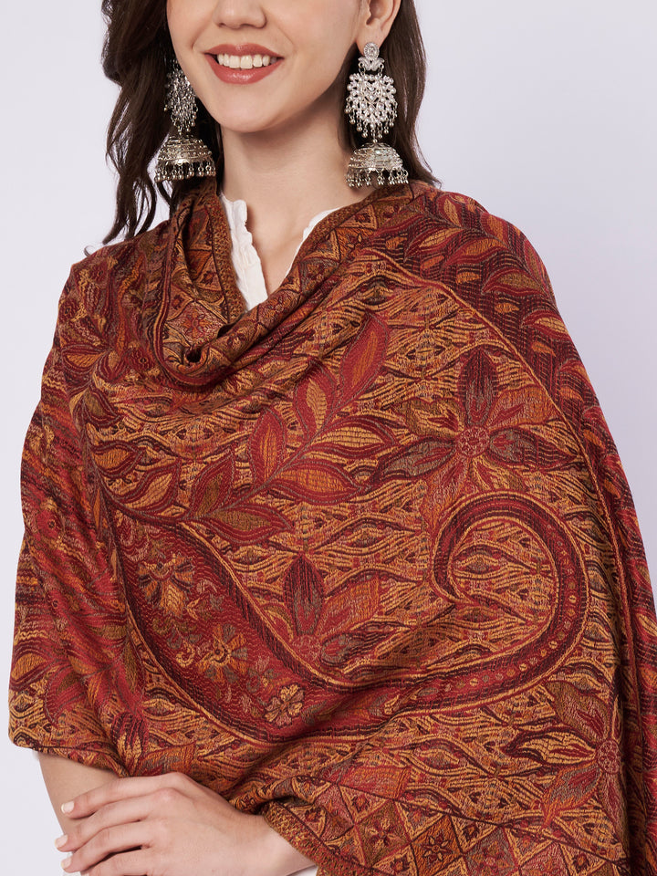 Women's Jamawar Wool Stole