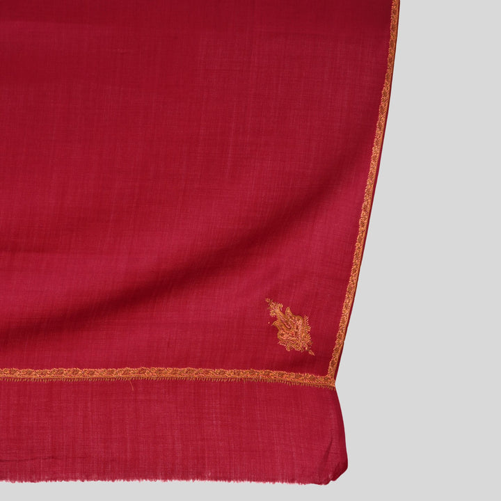 Men's Hand Embroidered Pure Wool Shawl