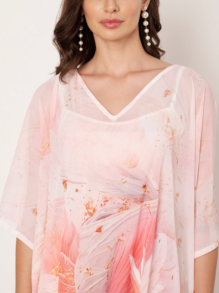 Women's Printed Georgette Beach Wear Kaftan