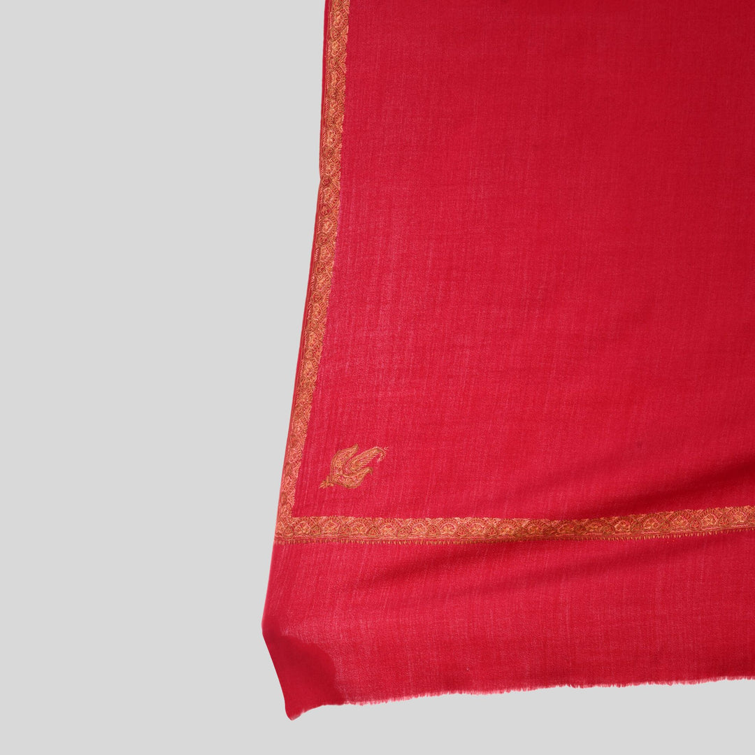Men's Hand Embroidered Pure Wool Shawl