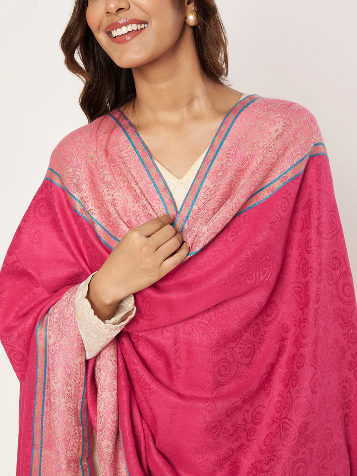 Women's Jamawar Wool Shawl
