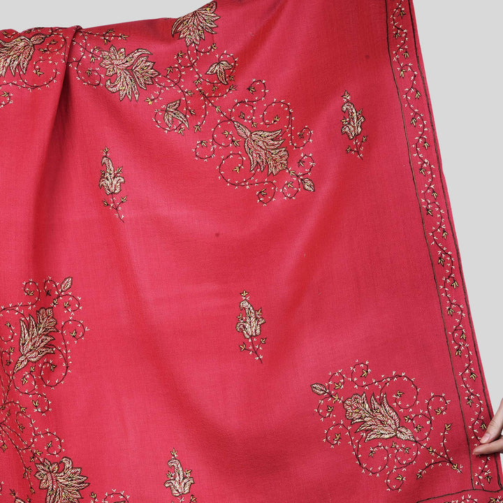 Women's Hand Embroidered Wool Shawl