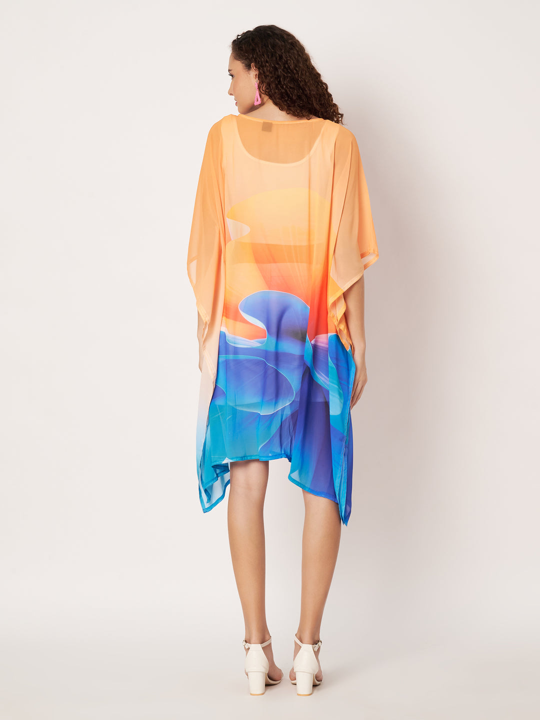 Women's Printed Georgette Beach Wear Kaftan
