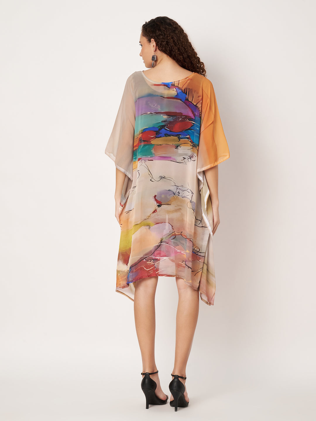 Women's Printed Georgette Beach Wear Kaftan