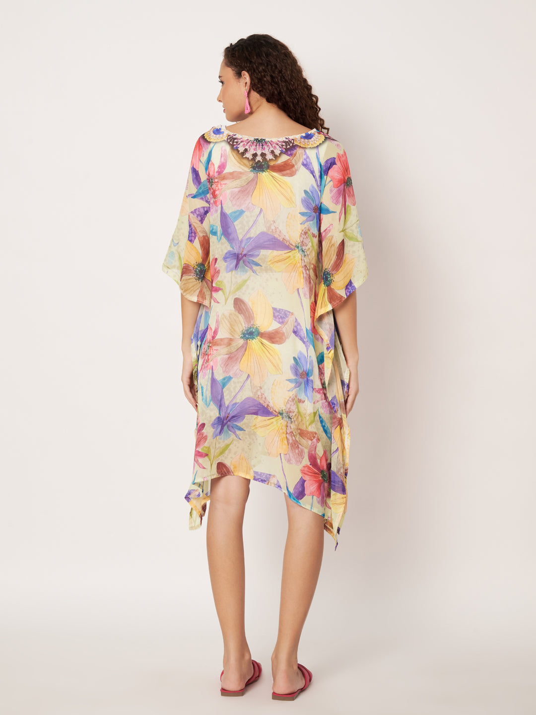 Women's Printed Georgette Beach Wear Kaftan