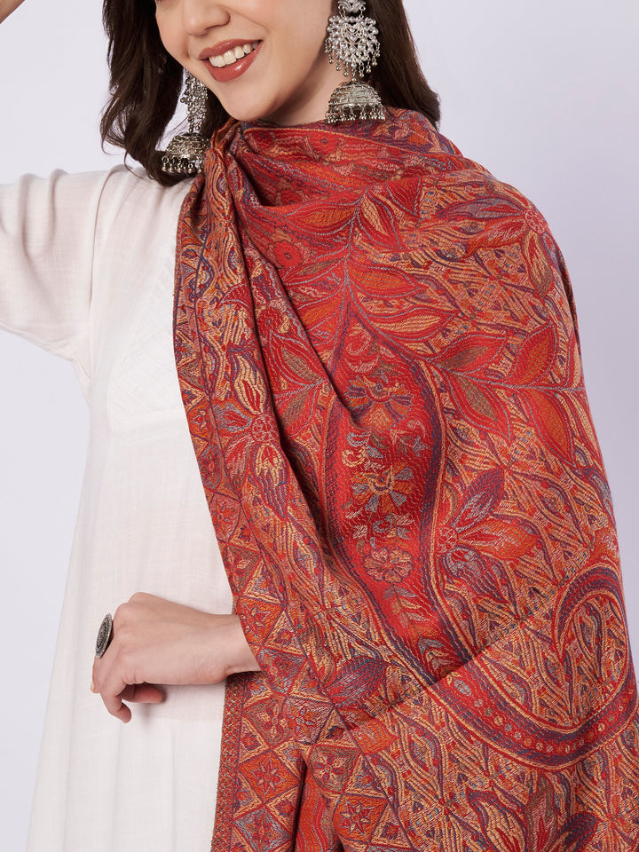 Women's Jamawar Wool Stole