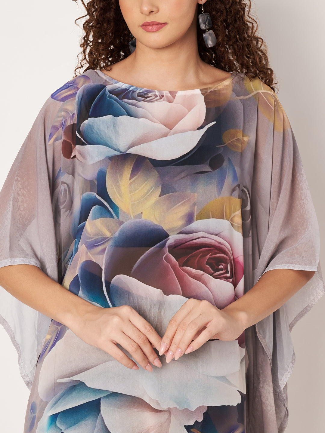 Women's Printed Georgette Beach Wear Kaftan