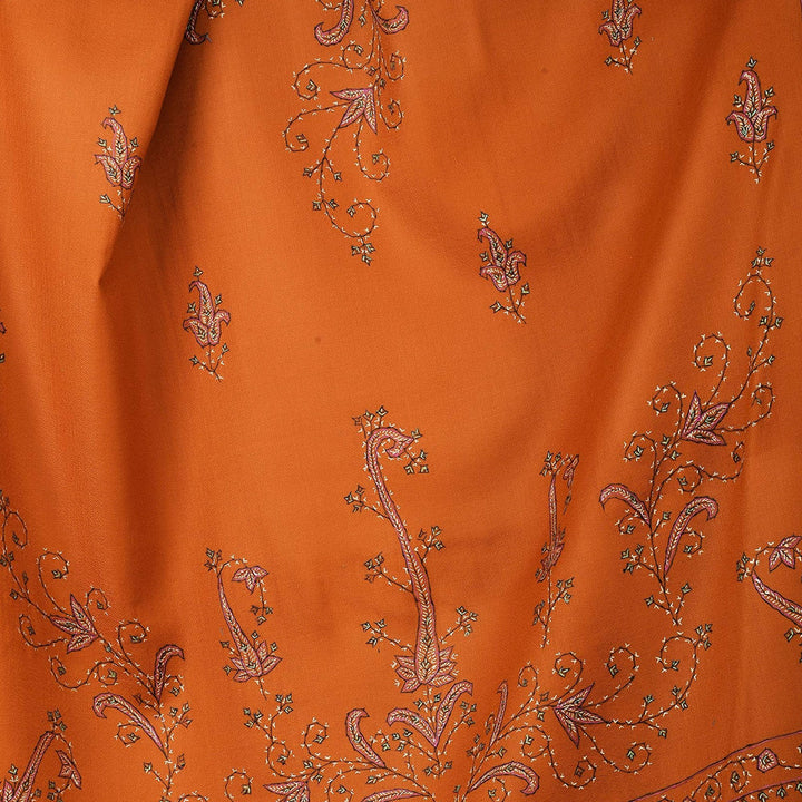 Women's Hand Embroidered Wool Shawl